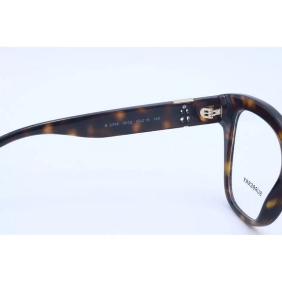 New Burberry B 2388 3002 Tortoise/Gold Cat Eye Eyeglasses Clear Lenses 50mm - Picture 5 of 5